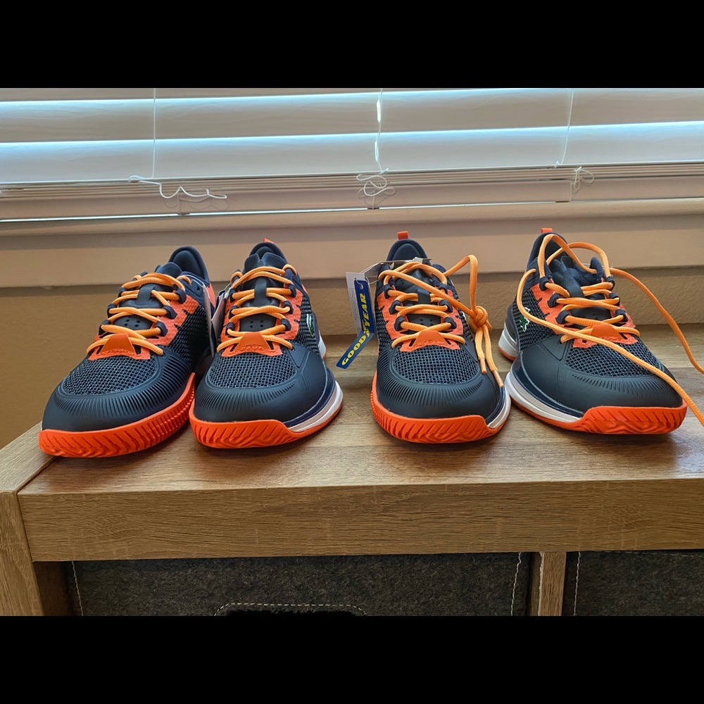 Lacoste tennis shoes size 8 new with tags